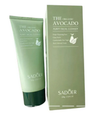 SADOER Limpiador Facial con Extracto de Aguacate – 100 g