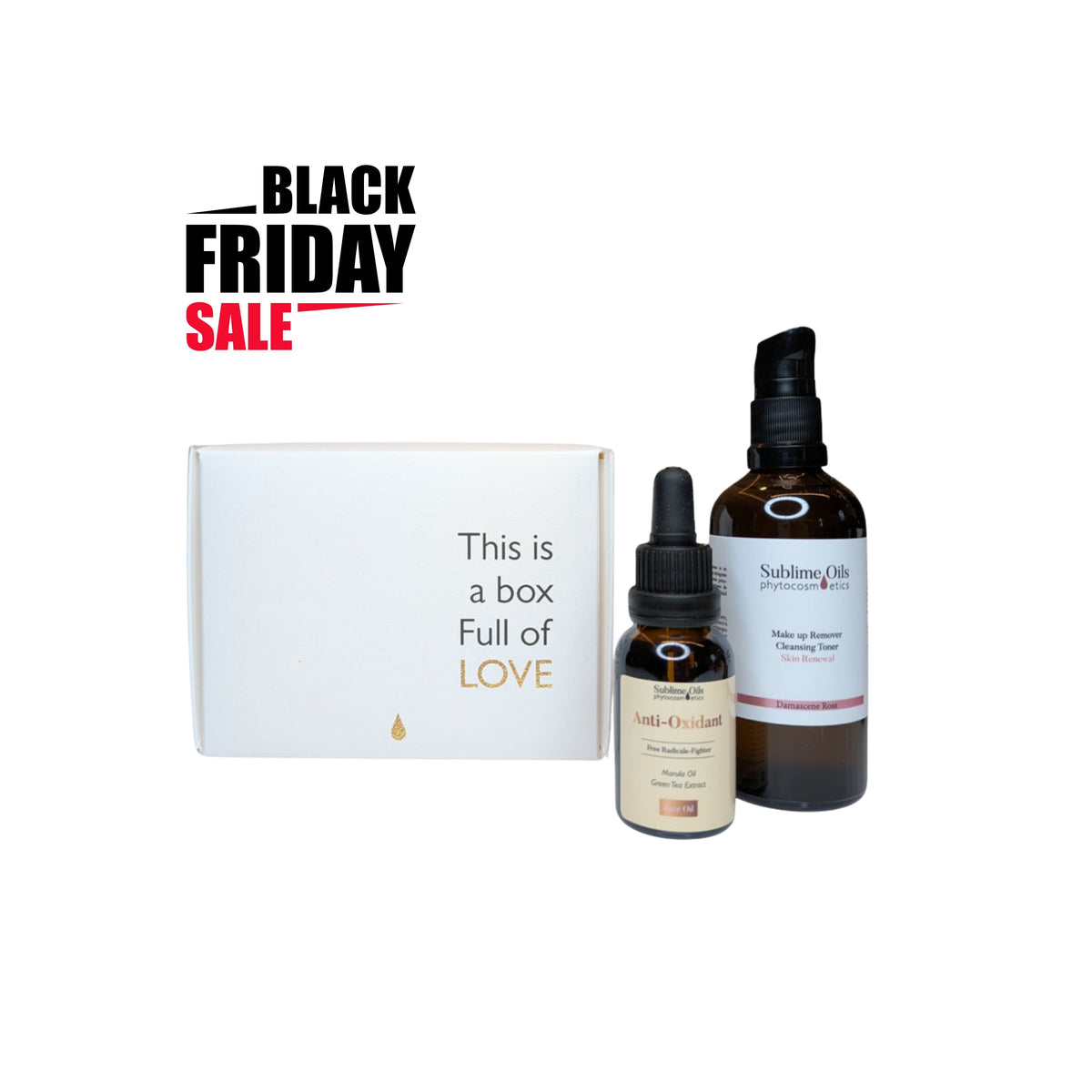 Paquete de aceites sublimes antioxidantes